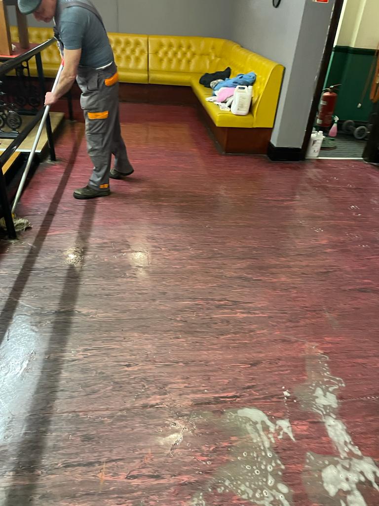 Floor Cleaning - Before